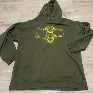 Allandale Farm Hoodie Boston Jamaica Plain Roslindale Mens Medium Steers Bulls‎